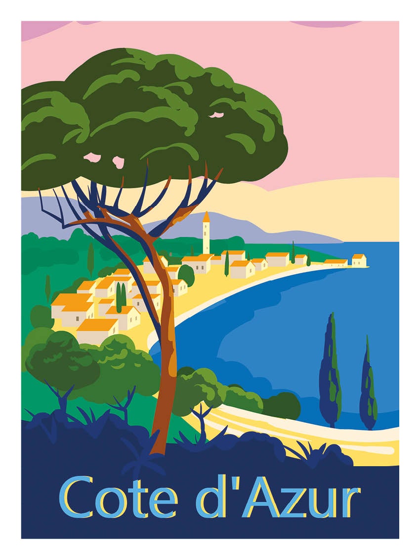 Cote D'Azur Poster - Posterton.de