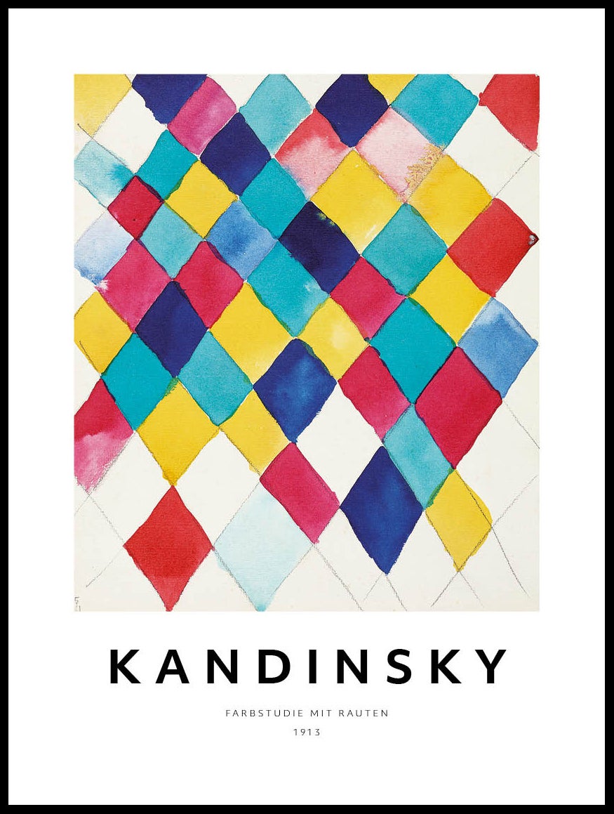 Faltbare Einkaufstasche Wassily Kandinsky - Farbstudie, Diverses